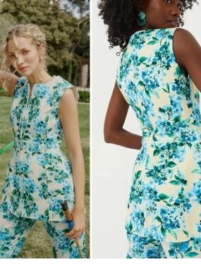 Tuckernuck Hydrangea Waters Edge Rhoda Top Size 6